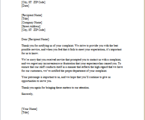 Apology Letter for Laundry Service | Word & Excel Templates