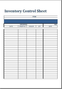 5 Inventory Templates for MS EXCEL | Word & Excel Templates