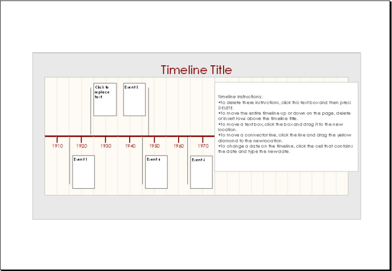 8 Project Timeline Templates for MS Word & Excel | Word & Excel Templates